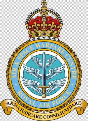 Coat of arms (crest) of the Air and Space Warfare Centre, Royal Air Force