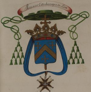 Arms (crest) of Camille de Neuville de Villeroy