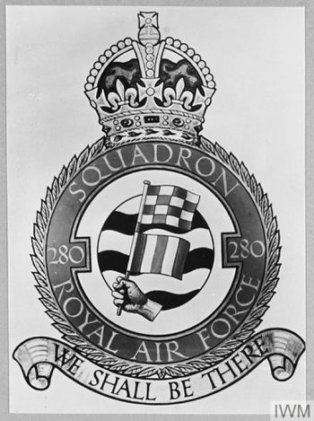 Coat of arms (crest) of the No 280 Squadron, Royal Air Force