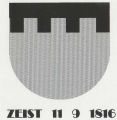 Wapen van Zeist/Coat of arms (crest) of Zeist