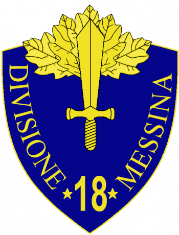 Coat of arms (crest) of the 18th Infantry Division Messina, Italian Army