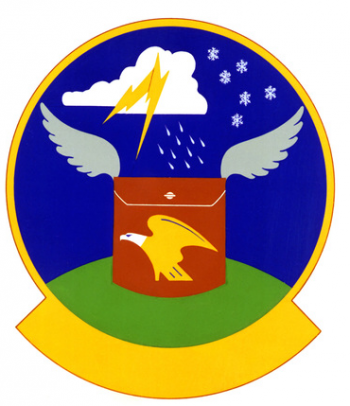Coat of arms (crest) of 7025th Air Postal Squadron, US Air Force