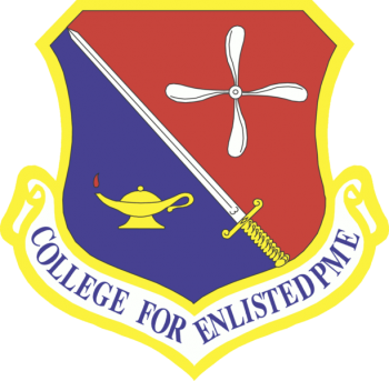 Coat of arms (crest) of the College for Enlisted Professional Military Education, US Air Force