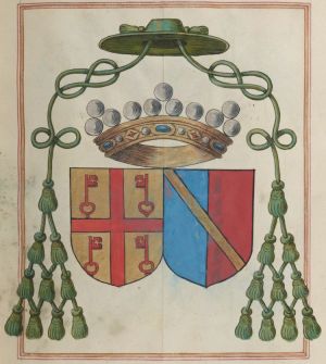 Arms (crest) of Henri d’Escoubleau de Sourdis