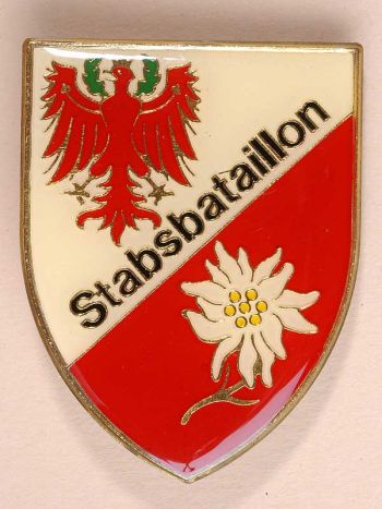 Coat of arms (crest) of the Staff Battalion Tirol Military Command, Austria