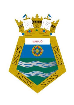 Coat of arms (crest) of the Tanker Marajó, Brazilian Navy