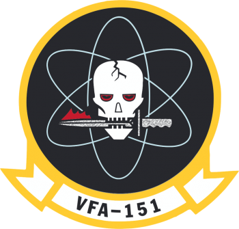 Coat of arms (crest) of the VFA-151 Vigilantes, US Navy