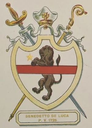 Arms (crest) of Benedetto de Luca