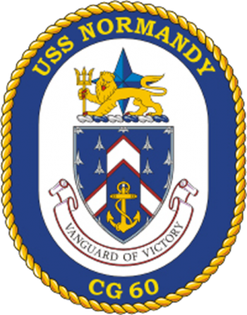 Coat of arms (crest) of Cruiser USS Normandy