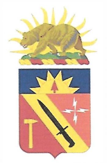 Coat of arms (crest) of Special Troops Battalion, 40th Infantry Division, California Army National Guard