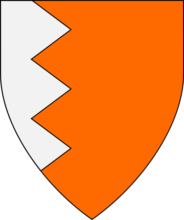 Heraldic glossary Tierce Indented in heraldry