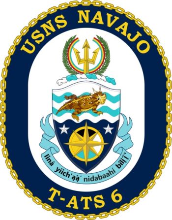 Coat of arms (crest) of the Towing, Salvage and Rescue Vessel USNS Navajo (T-ATS-6)