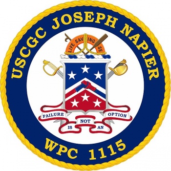 Coat of arms (crest) of USCGC Joseph Napier (WPC-1115)