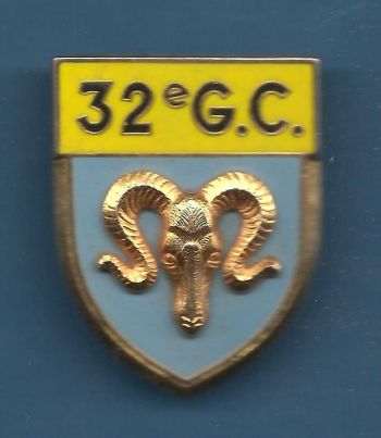 Coat of arms (crest) of the 32nd Camp Grouping, French Army