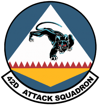 Coat of arms (crest) of the 42nd Attack Squadron, US Air Force