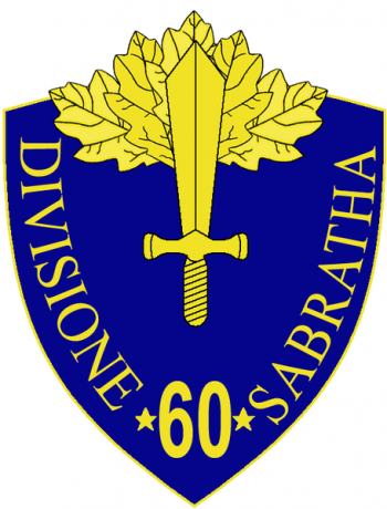 Coat of arms (crest) of the 60th Infantry Division Sabratha, Italian Army