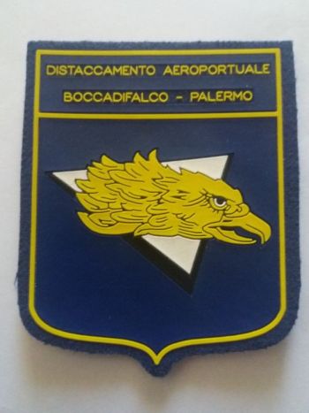 Coat of arms (crest) of the Airport Detachment Boccadifalco - Palermo, Italian Air Force