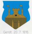 Wapen van Gendt/Coat of arms (crest) of Gendt
