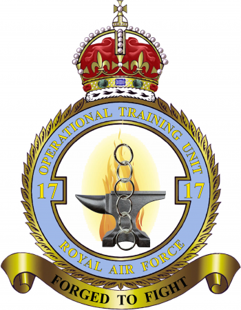 Coat of arms (crest) of No 17 Operational Training Unit, Royal Air Force