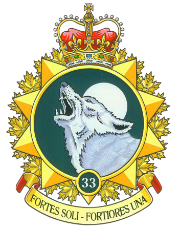 Coat of arms (crest) of the 33 Canadian Brigade Group, Canadian Army