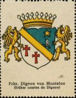 Wappen Freiherren Digeon von Monteton
