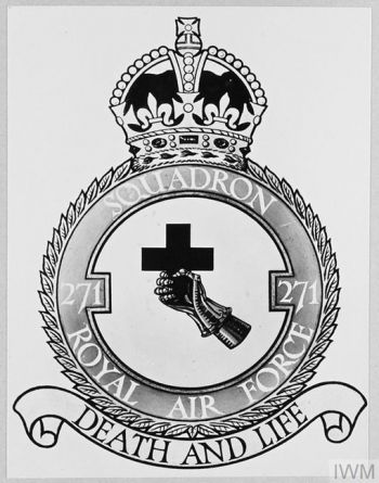 Coat of arms (crest) of the No 271 Squadron, Royal Air Force
