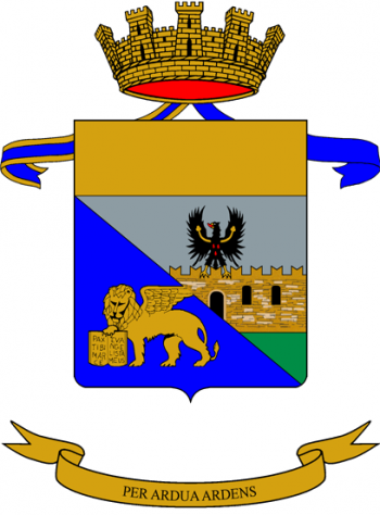 Coat of arms (crest) of the 2nd Mountain Artillery Regiment, Italian Army