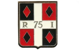 Coat of arms (crest) of the 75th Infantry Regiment, French Army