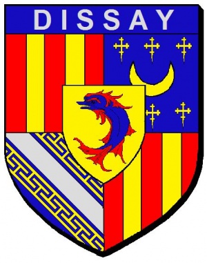 Blason de Dissay/Coat of arms (crest) of {{PAGENAME