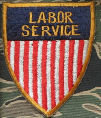 Coat of arms (crest) of the Labor Service, US Army