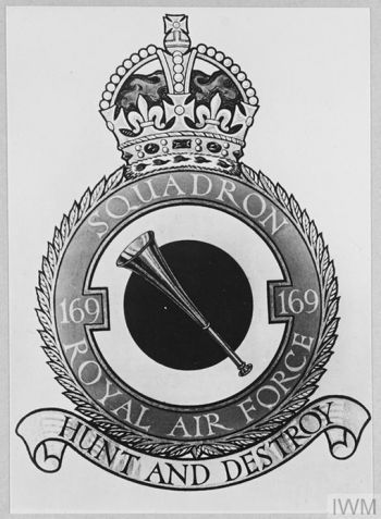 Coat of arms (crest) of the No 169 Squadron, Royal Air Force