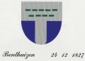Wapen van Benthuizen/Coat of arms (crest) of Benthuizen