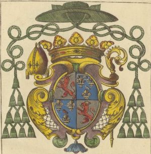 Arms (crest) of Léonor Goyon de Matignon (Jr.)