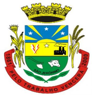 Brasão de São Jerônimo (Rio Grande do Sul)/Arms (crest) of São Jerônimo (Rio Grande do Sul)