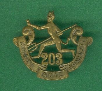 Coat of arms (crest) of the 203rd (Winnipeg Rifles - Manitoba) Battlion, CEF