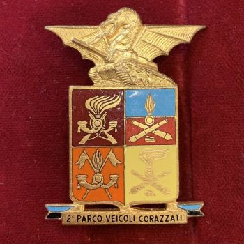 Coat of arms (crest) of the 2nd Armoured Vehicle Park, Italian Army