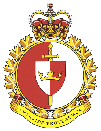 Coat of arms (crest) of the Canadian Forces Protective Services Unit, Canada