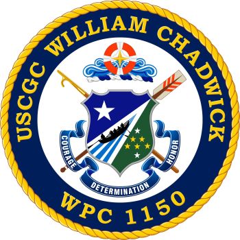 Coat of arms (crest) of the USCGC William Chadwick (WPC-1150)
