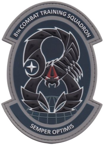 Coat of arms (crest) of the 8th Combat Training Squadron, US Air Force