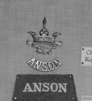 Coat of arms (crest) of the Anson Battalion, Royal Navy
