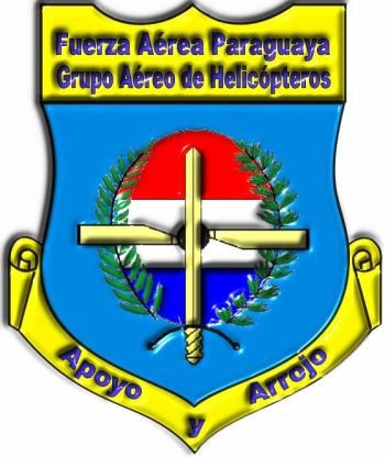 Coat of arms (crest) of the Helicopter Air Group, Air Force of Paraguay