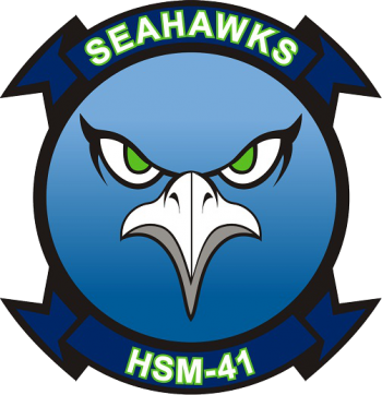 Coat of arms (crest) of the Helicopter Maritime Strike Squadron 41 (HSM-41) Seahawks, US Navy