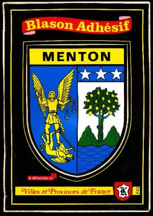 Blason de Menton (Alpes-Maritimes)/Coat of arms (crest) of {{PAGENAME