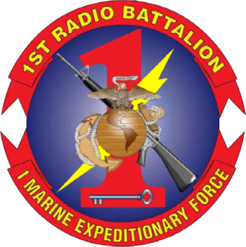 Coat of arms (crest) of the 1st Radio Battalion, USMC