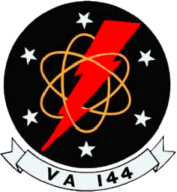 Coat of arms (crest) of the Attack Squadron (VA) 144 Roadrunners, US Navy