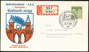 German heraldic FDC