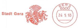 Wappen von Gera/Coat of arms (crest) of Gera