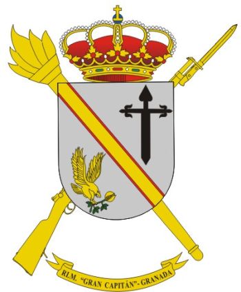 Coat of arms (crest) of the Gran Capitán of Granada Military Logistics Residency, Spanish Army