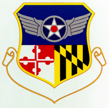 Coat of arms (crest) of Maryland Air National Guard, US