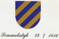 Wapen van Sommelsdijk/Coat of arms (crest) of Sommelsdijk